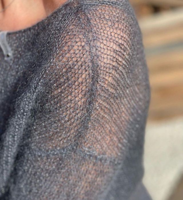 Паутинка джемпер из мохера