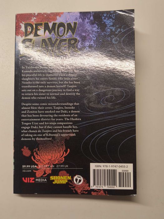 Manga Demon Slayer Kimetsu No Yaiba vol. 10