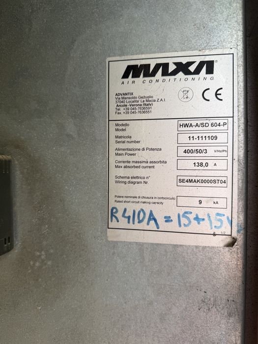 Vand Chiller Industrial  MAXA 2011