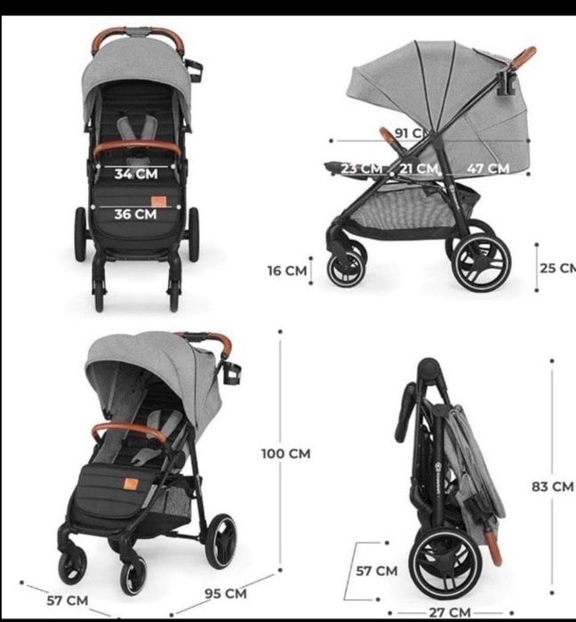 Vând Cărucior kinderkraft grande plus