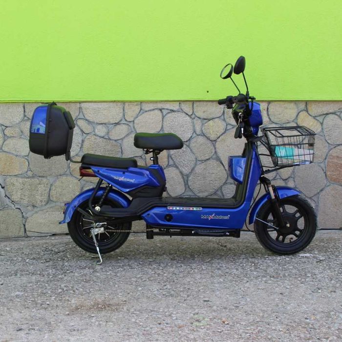 Електрически скутер-велосипед MaxMotors EBZ 14 500W - BLUE