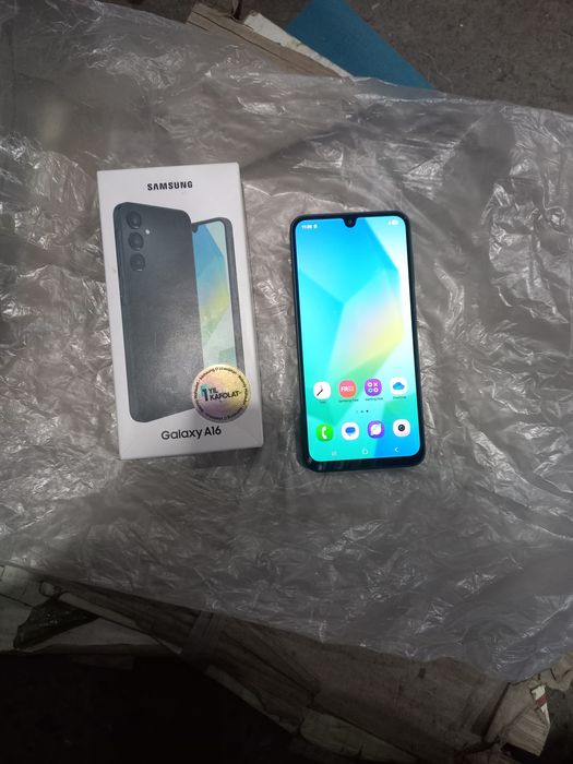 A16 Samsung ideal tiniq 128GB hotirasi 6GB aperativka karobka dakument