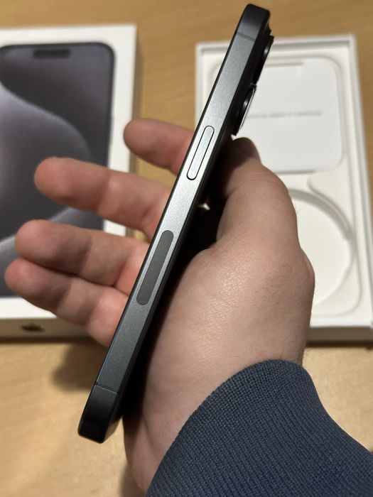 КАТО НОВ! iPhone 15 Pro - Black Titanium - 128 GB
