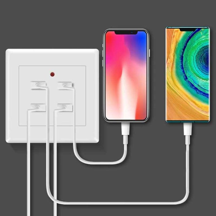 Контакт с 4х и 2х USB изхода