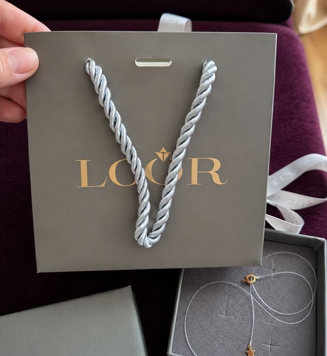 Lantisor LOOR Jewelry aur 14K (585), nou, certificat + cutie cadou