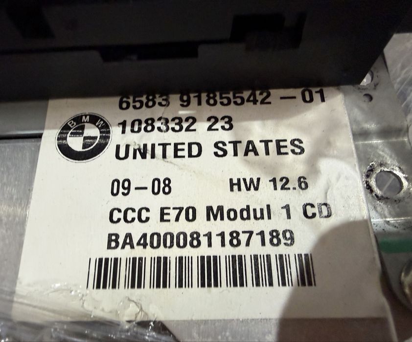 Kit navigatie mare / CCC BMW E70 / E71 , Display / Unitate radio