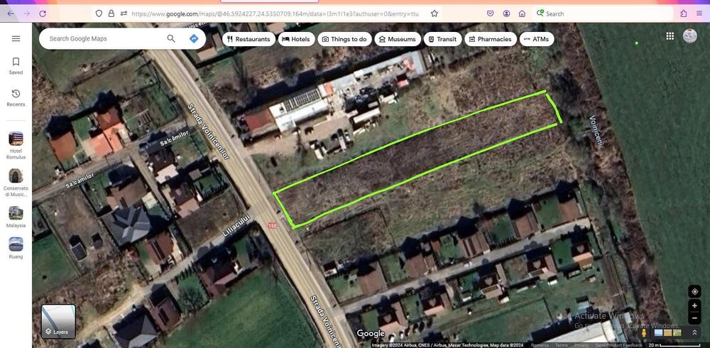 Vând teren str. Voinicenilor, Tg. Mureș.