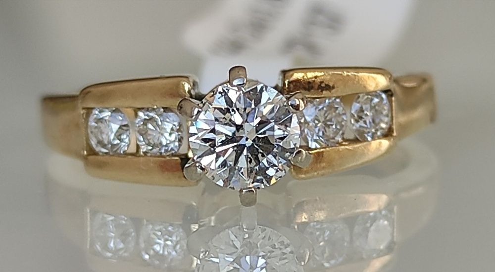 Inel diamante naturale 14k 0.88ct