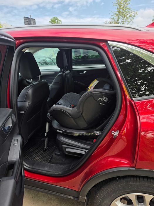 Scaun auto ISOFIX i-Size Britax Romer DUALFIX M Blue Marble 360°