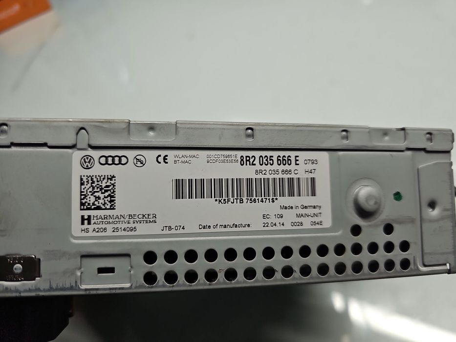 Unitate multimedia AUDI A4 (8K2, B8.5) [Fabr 2008-2015] 8R2035666E