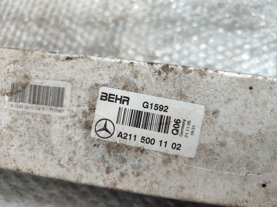 Intercooler Mercedes-Benz E-Class (W211) 2002–2009 / Cod OEM A211 5001102 (2B1)