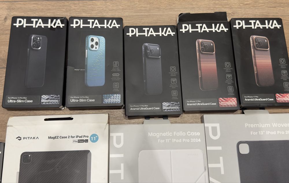 Карбонови Кейсове Pitaka за iPhone и iPad.