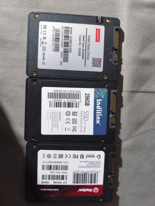 Ссд на 512,256,120 gb