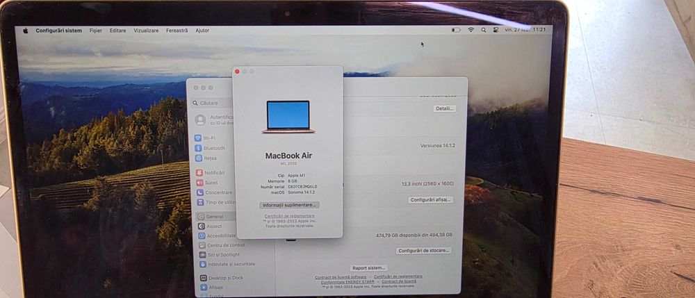 Macbook Air 13" M1 512Gb SSD, 8GB Ram | Factura & Garantie | Buy-Back
