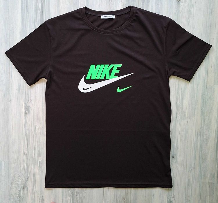 Мъжки Черни Памучни Тениски (S - 6XL)