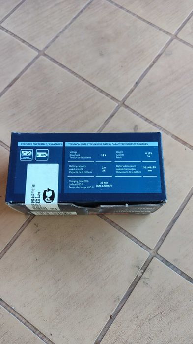 Батерия Bosch 12V, 2.0Ah, нова запечатата
