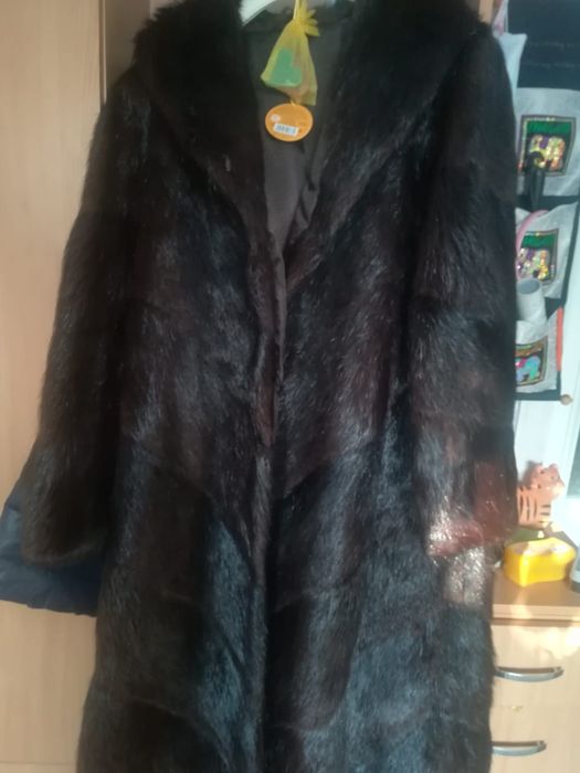 Шуба из меха нутрии