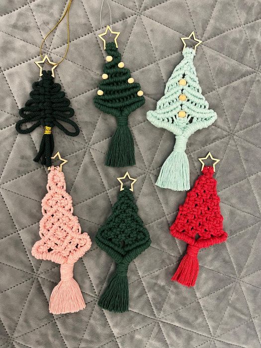 Decorațiuni handmade macrame