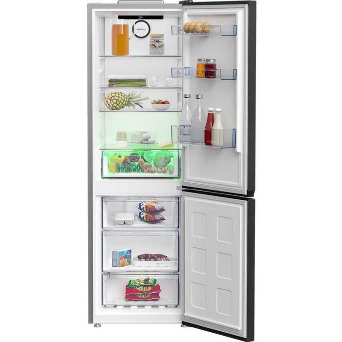 Нов инверторен хладилник с фризер Beko B3RCNA364HXBR , 316 л