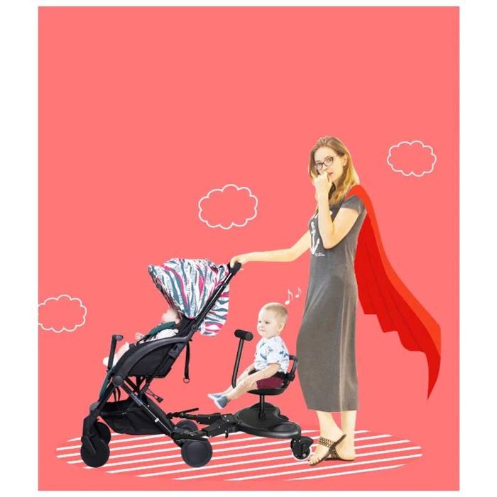 Adaptor de cărucior pentru transportat al doilea copil, remorcă