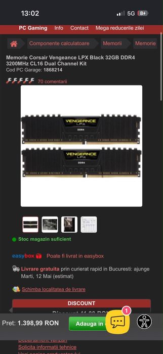 Kit gaming procesor + placa de baza + ram