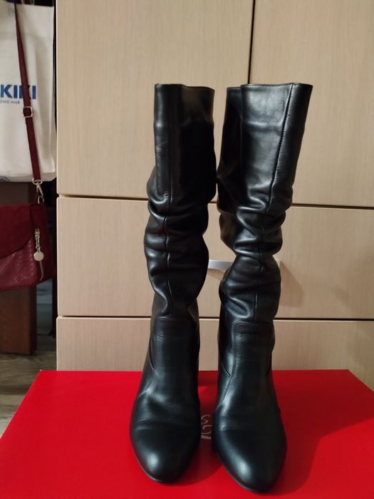 Cizme piele negre noi 39