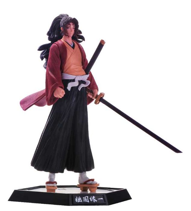 Figurina Demon Slayer Yoriichi Tsugikuni 30 cm anime kimono