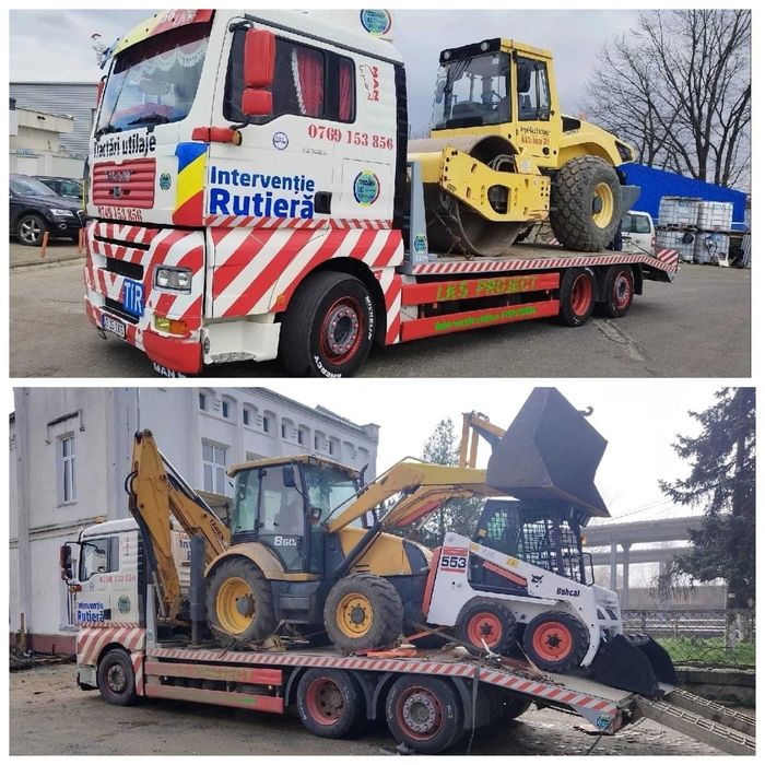 Tractări auto,tractări utilaje,platforma auto,asistenta rutiera