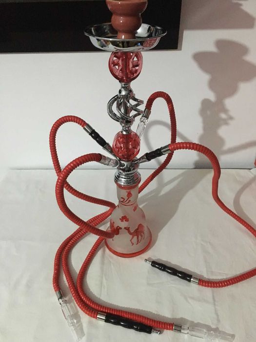 Narghilea / shisha nouă 4 furtune 60 cm. SIGILAT !