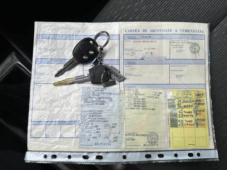 Chevrolet Aveo LS 90.000km model de echipare full niciun eveniment rutier un singur propietar de NOUA
