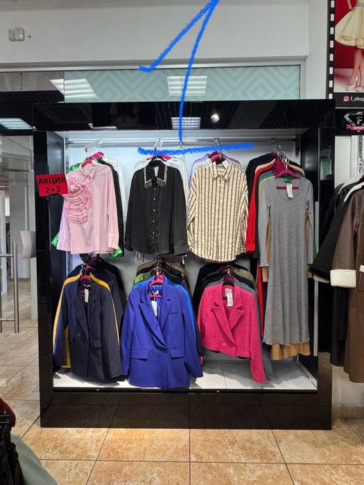 Торговое оборудование для одежды б/у