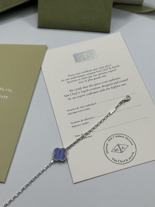 Brățară Van Cleef & Arpels White Gold 750 Chalcedony