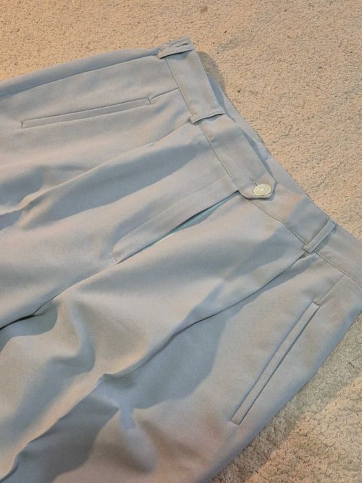 Pantaloni largi, drepți, gri deschis. House of Art, Marime 50