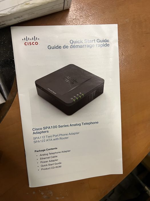 CISCO телефонный адаптер и блоки питания