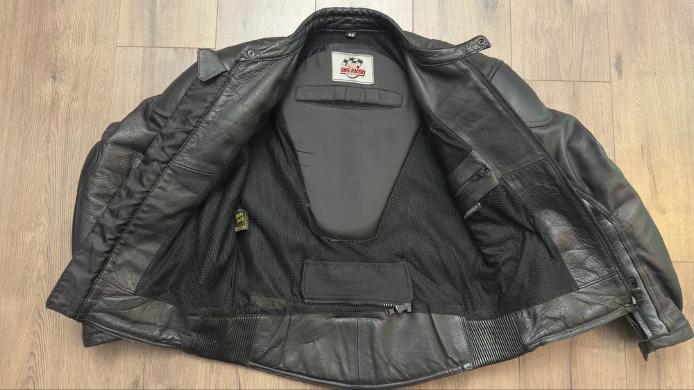 Кожено мото яке Louis Cafe Racer ретро стил