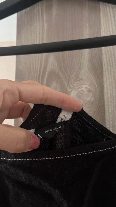 Черен гащеризон на Zara 100% памук