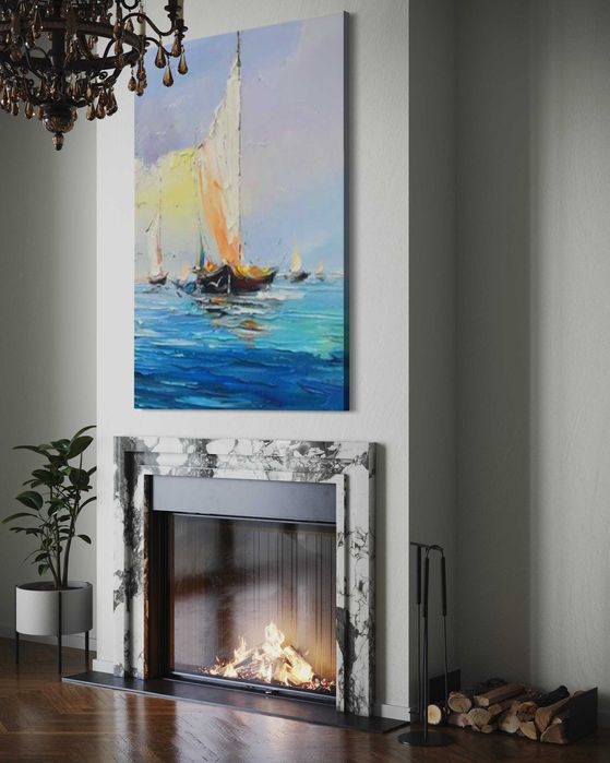 Большая авторская картина премиум живопись холст масло современная