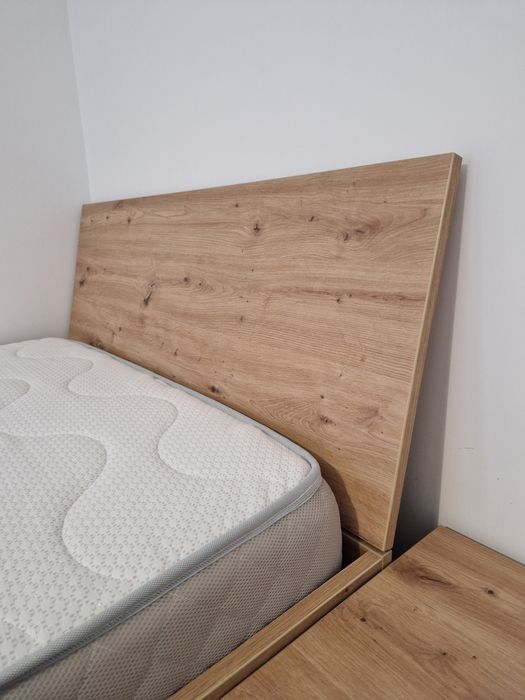 Pat dormitor cu sertare +noptiera 120x200