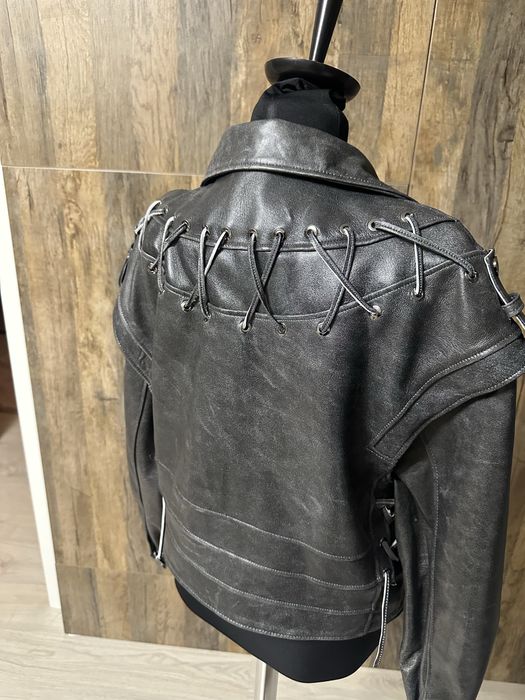 Geaca piele naturala model Manokhi