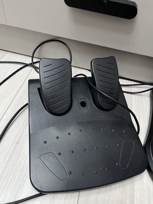 Игровой руль синий