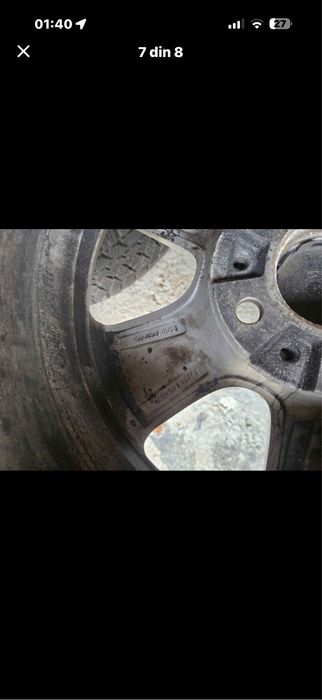 Jante r17 originale BMW cu cauciucuri iarna dot 2023 stare foarte bună