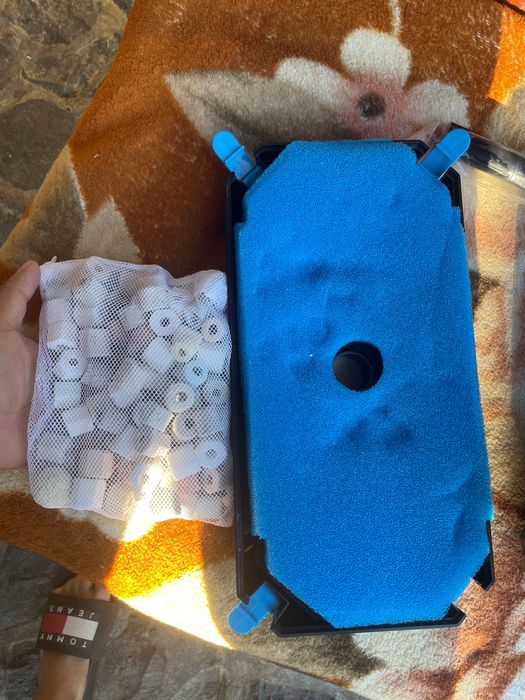 Ser complet filtru iaz 2400l/h si set filtru cu panou solar 605l/h