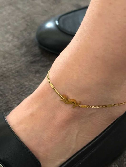 Висок клас гривна, пръстен и колие Saint Laurent