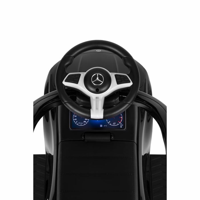 Детска кола Mercedes C CLASS, Multistore, с предпазна бариера, черна, 3 в 1