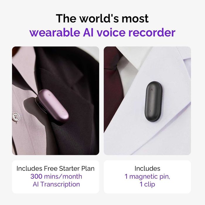 PLAUD NotePin AI Voice Recorder - диктофон с поддержкой ИИ! Новый!