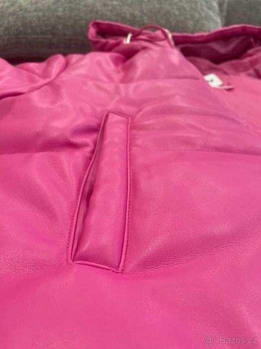 Пухено  яке в цвят  фуксия