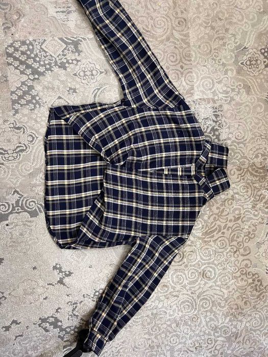 худи женские черные с  принтами , штаны с принтами , кофта в клетку