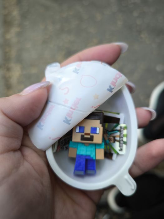 Kinder joy Minecraft фигурка обмен