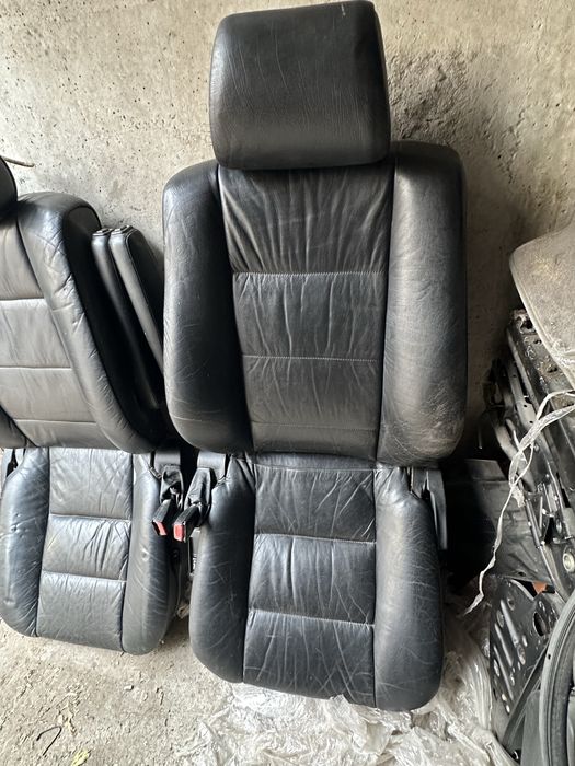 Кожаные сиденья на БМВ Е34 BMW E34