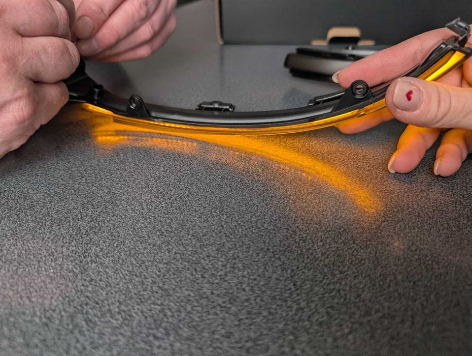 Lampi semnalizare oglinda LED fumurii pentru VW Golf 7, Spo, Touran 2